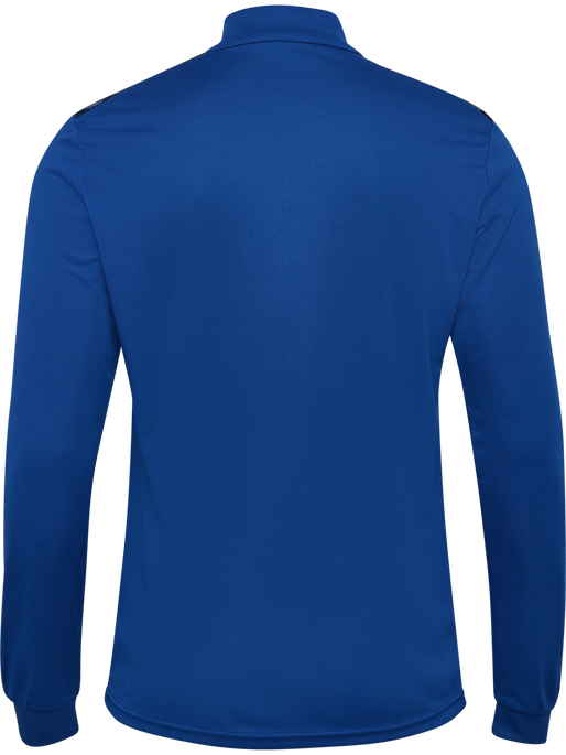 hmlAUTHENTIC HALF ZIP SWEAT, TRUE BLUE, packshot