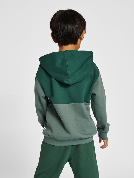 hmlMORTEN HOODIE, PINENEEDLE, model