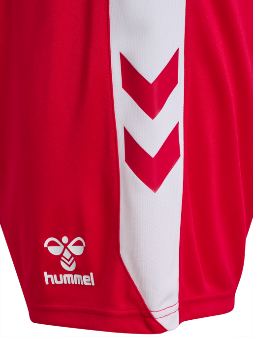 hmlMATCH SHORTS, TRUE RED/WHITE, packshot