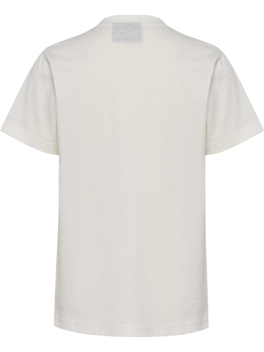 hmlTUKAS T-SHIRT S/S, MARSHMALLOW, packshot