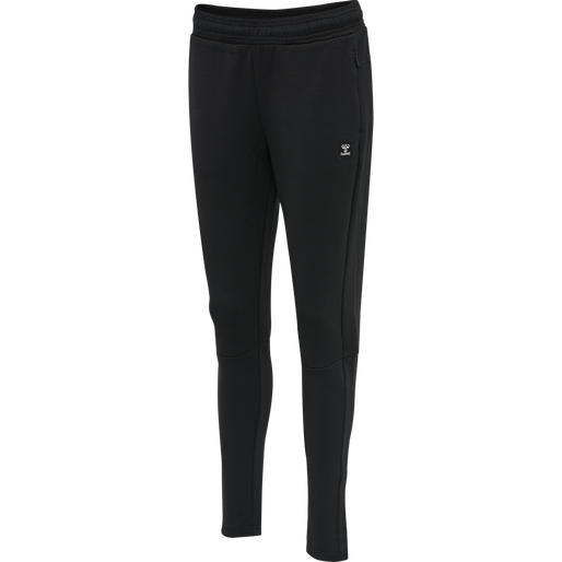 hmlESSI TAPERED PANTS, BLACK, packshot