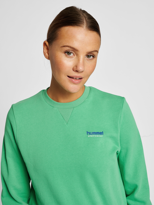 hummel LGC SHAI SHORT SWEATSHIRT GREEN SPRUCE hummel