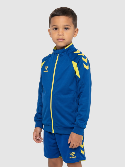 hmlCORE 2.0 TRACK ZIP JACKET KIDS, TRUE BLUE/BLAZING YELLOW, model
