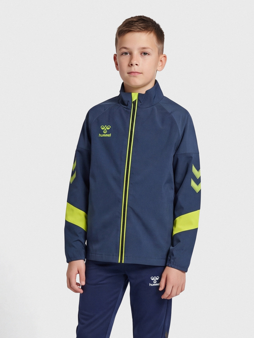 hmlLEAD TRAINING JACKET KIDS , DARK DENIM, model