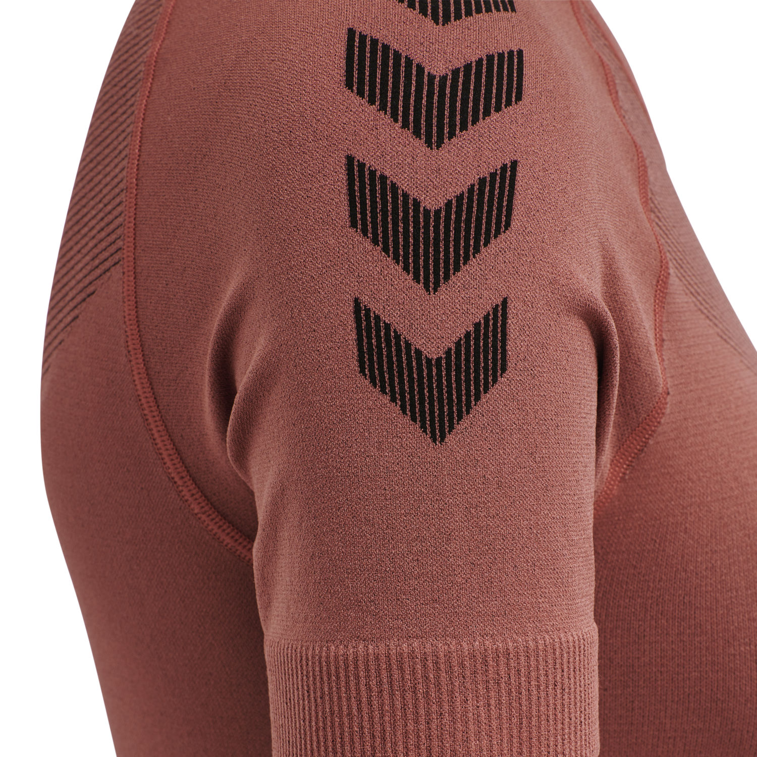 HUMMEL FIRST SEAMLESS JERSEY S/S W, MARSALA, packshot