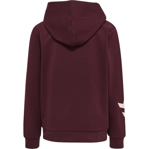 hmlTRECE ZIP HOODIE, WINDSOR WINE, packshot