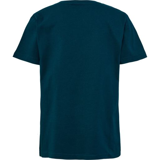 hmlTRES T-SHIRT S/S 2-PK, DEEP TEAL, packshot