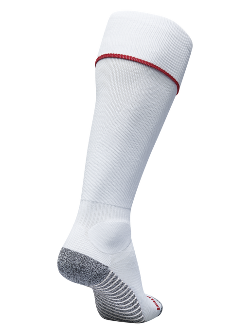 PRO FOOTBALL SOCK 17 - 18, WHITE/TRUE RED, packshot