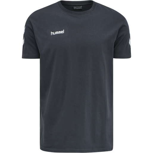 HMLGO COTTON T-SHIRT S/S, INDIA INK HMLGO COTTON T-SHIRT S/S, INDIA INK, packshot