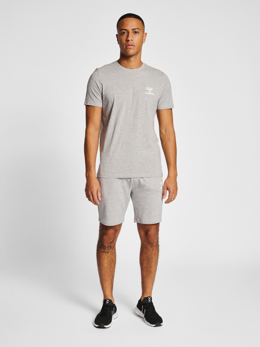 hummel ICONS T-SHIRT - GREY MELANGE