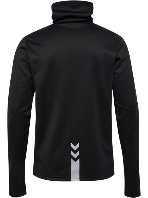 hmlACTIVE WINTER CREW SWEAT, BLACK hmlACTIVE WINTER CREW SWEAT, BLACK, packshot