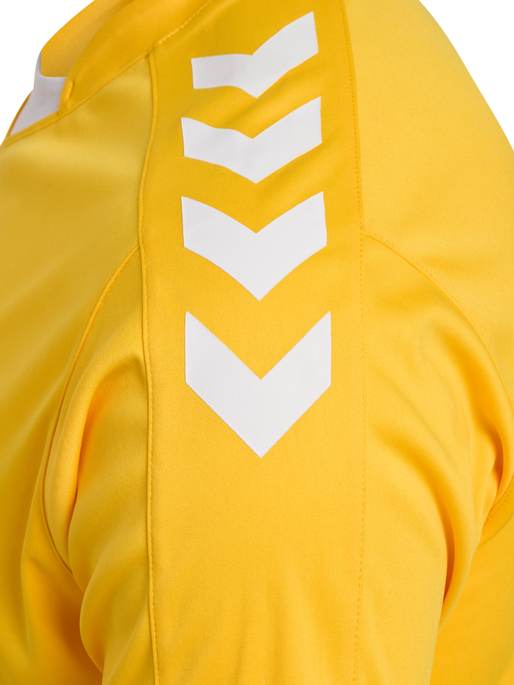 hmlCORE XK POLY JERSEY S/S, SPORTS YELLOW, packshot