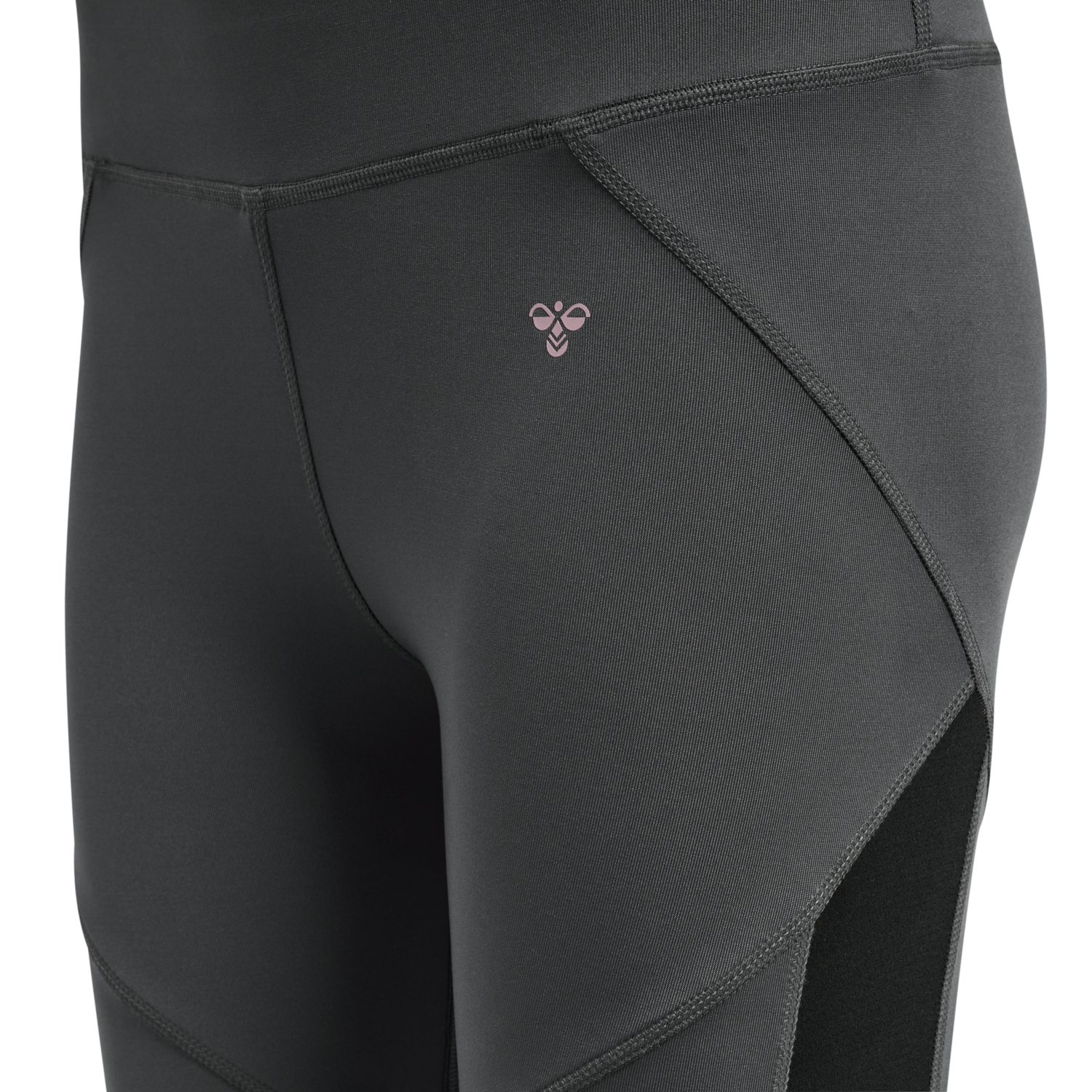hmlNORMA HIGH WAIST TIGHTS, ASPHALT, packshot