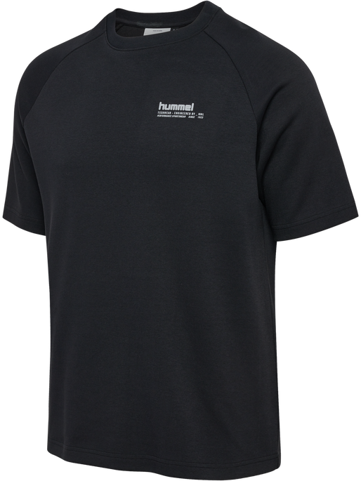 hmlTECH LOOSE T-SHIRT, BLACK hmlTECH LOOSE T-SHIRT, BLACK, packshot
