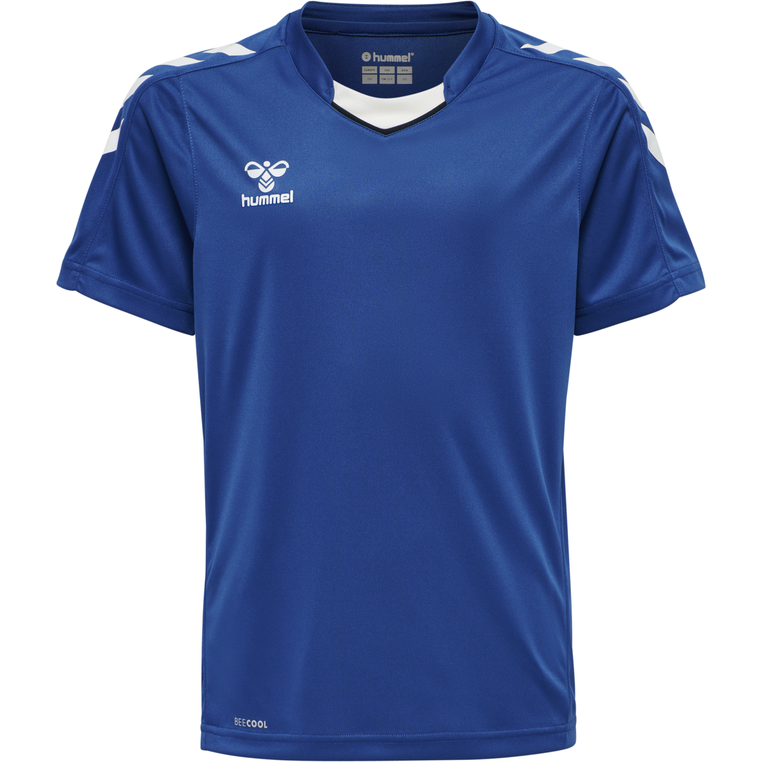 hmlCORE XK POLY JERSEY S/S KIDS, TRUE BLUE, packshot