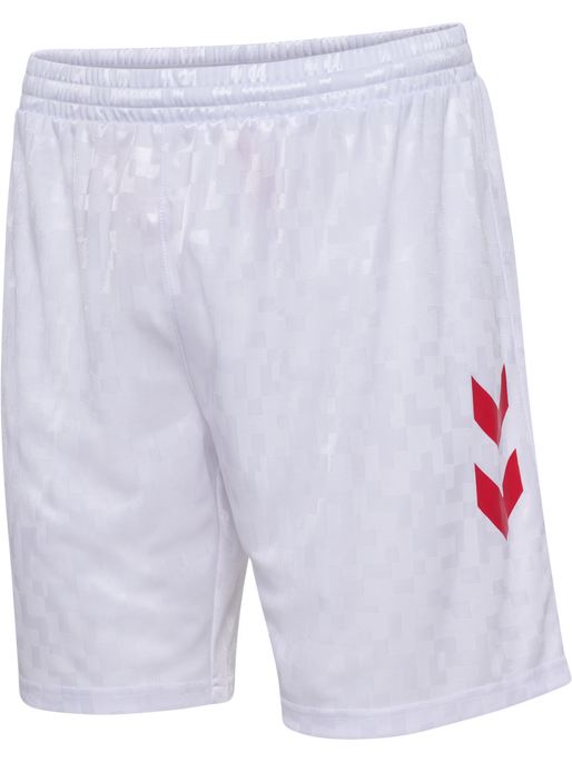 DBU 24 HOME SHORTS, WHITE/TANGO RED DBU 24 HOME SHORTS, WHITE/TANGO RED, packshot