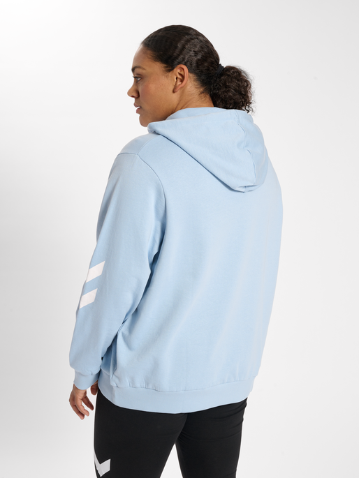 hummel LEGACY WOMAN CROPPED HOODIE - CELESTIAL BLUE