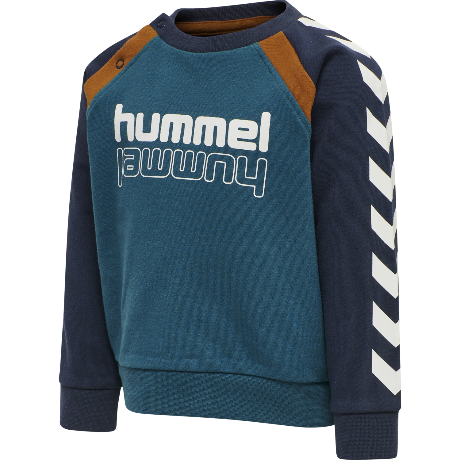 hmlXANDER SWEATSHIRT, BLUE CORAL, packshot