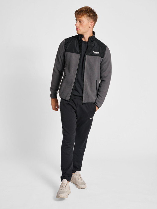 hummel LGC CHARLEY FLEECE JACKET - BLACKENED PEARL | hummel.net