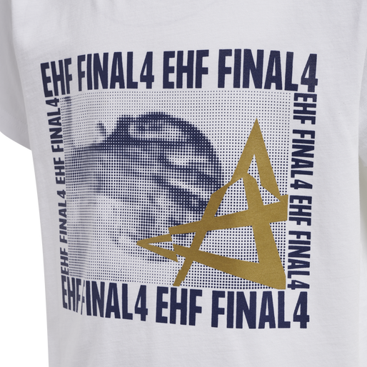 EHF CL FINAL4 T-SHIRT S/S, WHITE, packshot