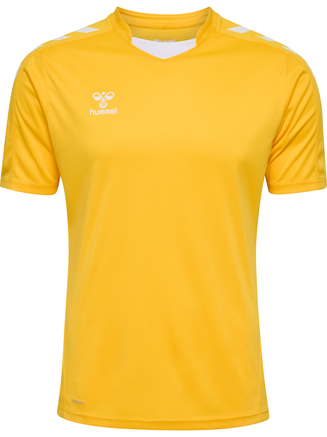 hmlCORE XK POLY JERSEY S/S, SPORTS YELLOW, packshot