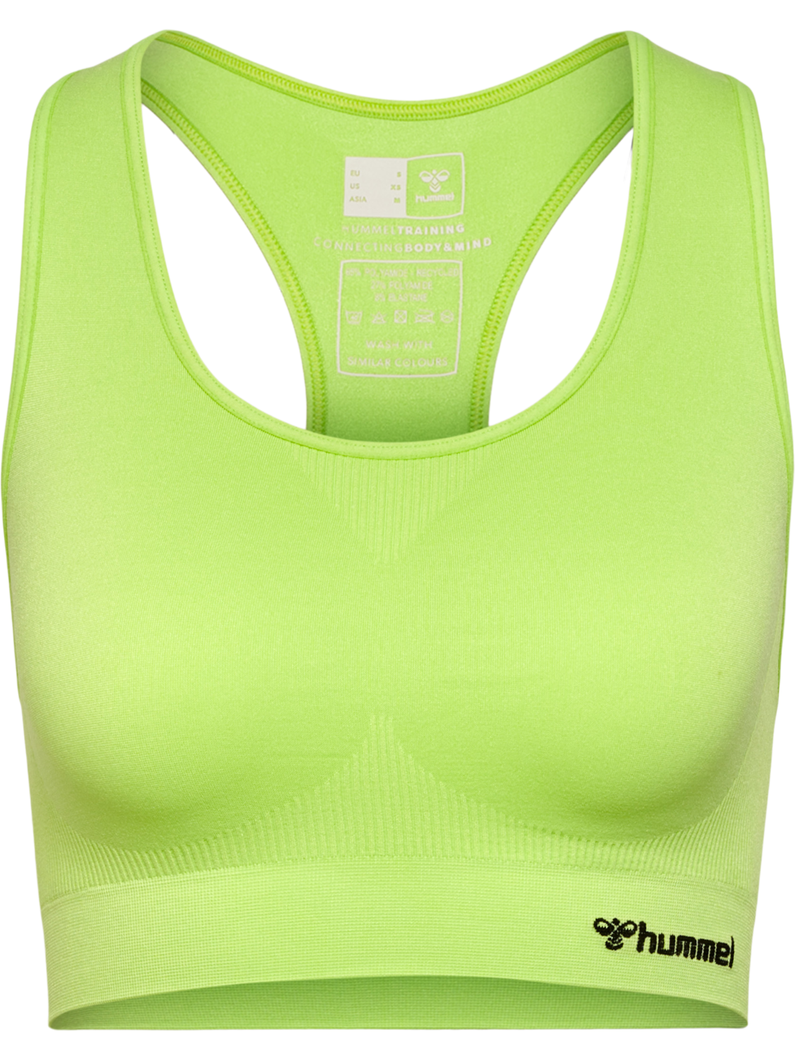 hmlTIF SEAMLESS SPORTS TOP, SHARP GREEN, packshot