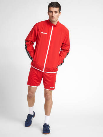 hmlAUTHENTIC MICRO JACKET, TRUE RED, model