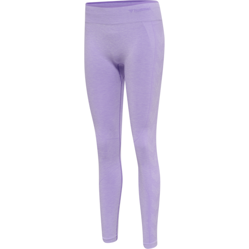 hummel MT UNA SEAMLESS MID WAIST TIGHTS - LAVENDER MELANGE