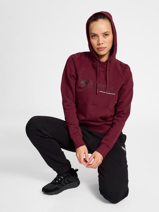 hummel NONI 2.0 HOODIE CABERNET hummel