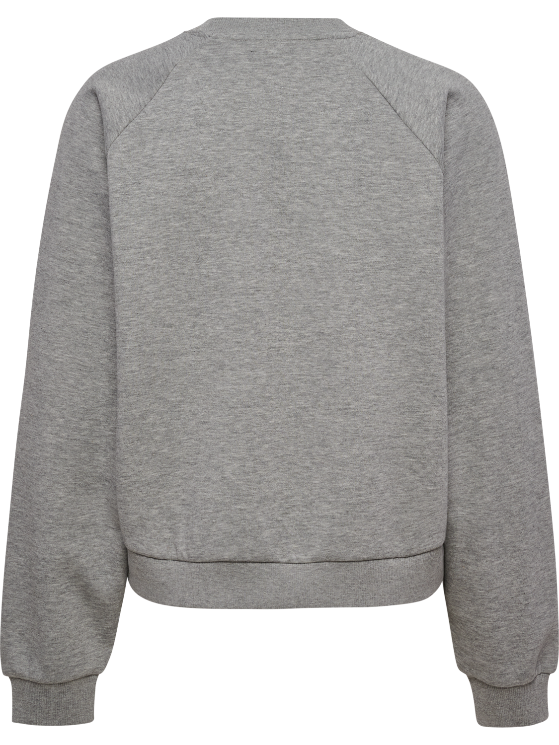 hmlKEEPER W BOXY GRAPHIC CREWNECK, LIGHT GREY MELANGE, packshot