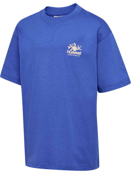 hmlJR LOOSE T-SHIRT S/S STADIUM, DAZZLING BLUE, packshot