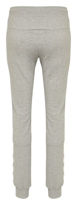 hmlNONI REGULAR PANTS, GREY MELANGE, packshot