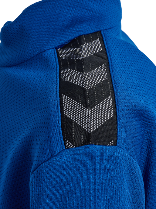 hmlAUTHENTIC HALF ZIP SWEAT KIDS, TRUE BLUE, packshot