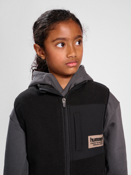 hummel DARE FLEECE VEST BLACK hummel