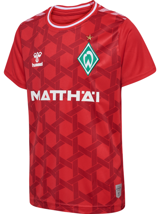 WER 23/24 GK JERSEY S/S KIDS, TRUE RED, packshot
