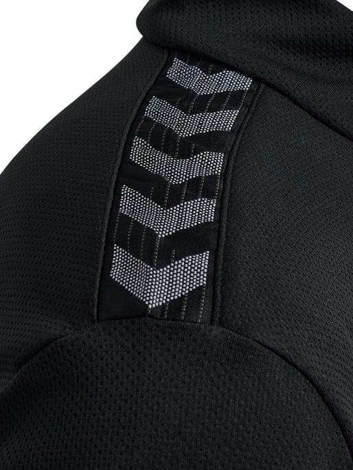 hmlAUTHENTIC PL ZIP JACKET, BLACK, packshot