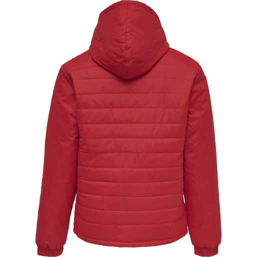 hmlPROMO SHORT BENCH JACKET, TRUE RED, packshot