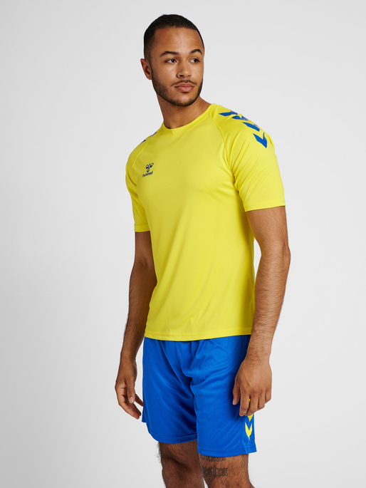 hummel CORE XK CORE POLY T-SHIRT S/S - BLAZING YELLOW | hummel.net