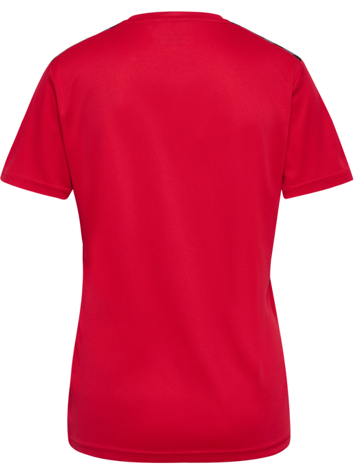 hmlAUTHENTIC PL JERSEY S/S WOMAN, TRUE RED, packshot