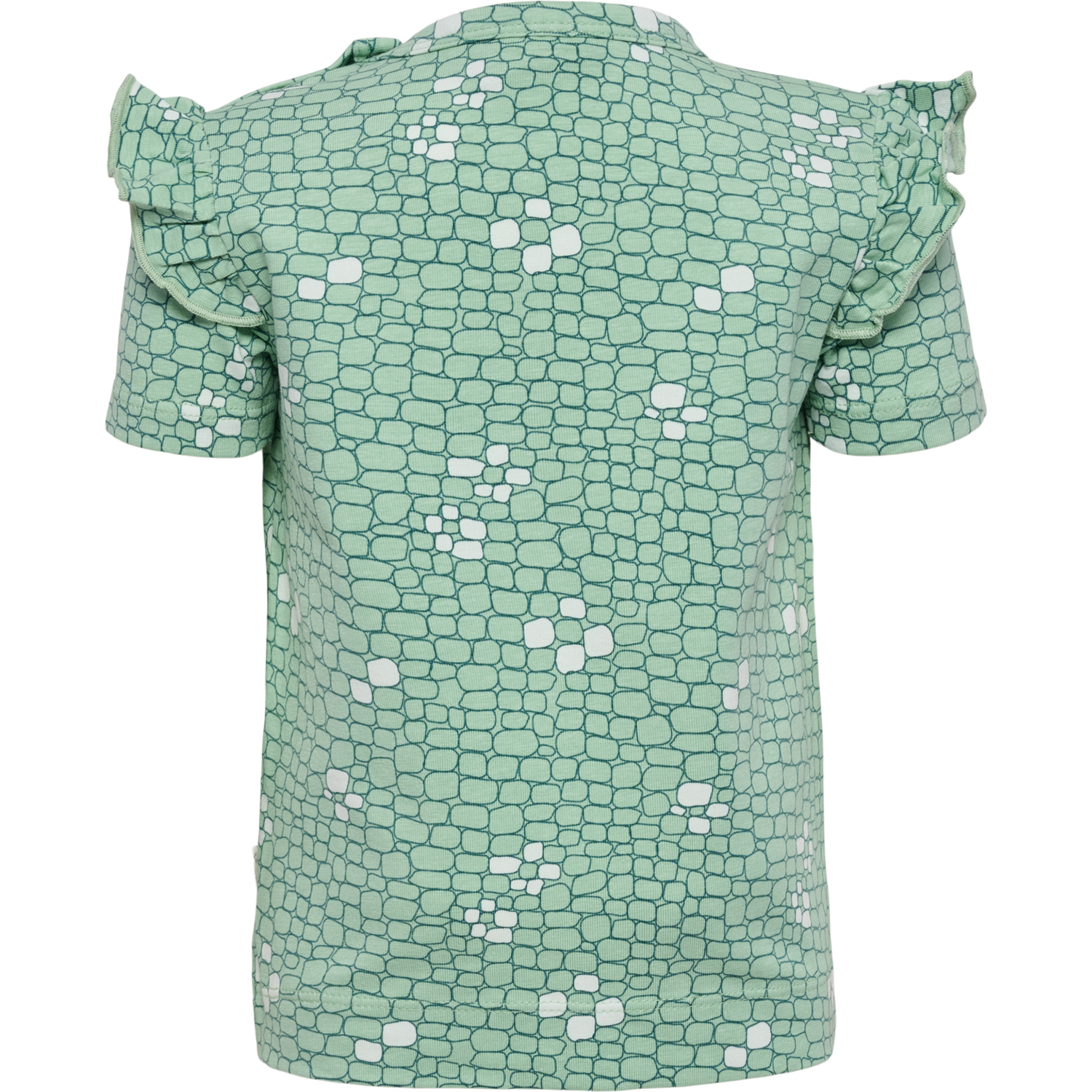 hmlZANZI T-SHIRT S/S, SILT GREEN, packshot