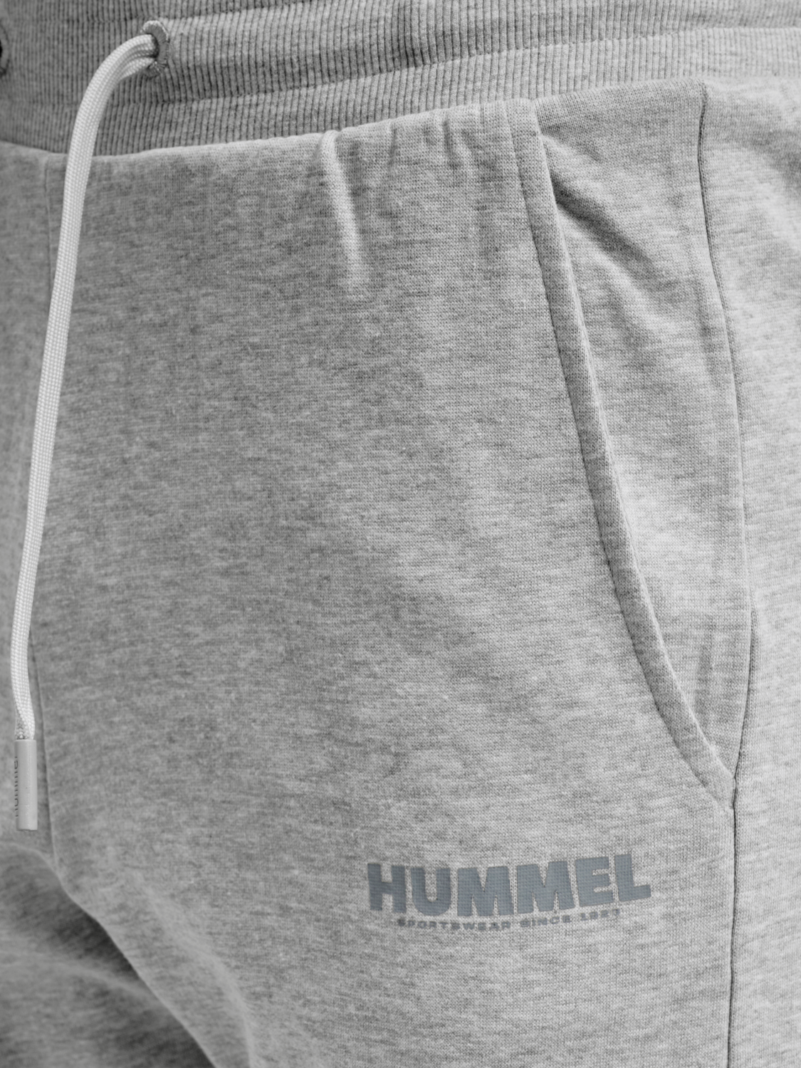 hmlLEGACY HOODIE SET, GREY MELANGE, packshot