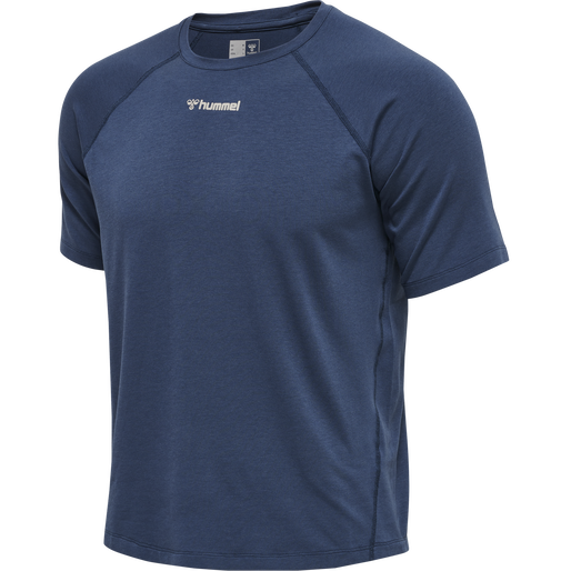 hmlMT LAZE T-SHIRT, INSIGNIA BLUE, packshot