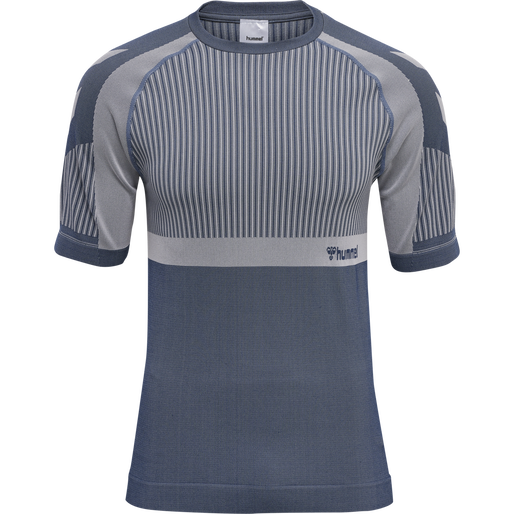 hmlMT UNIT SEAMLESS T-SHIRT, INSIGNIA BLUE/CHATEAU GRAY hmlMT UNIT SEAMLESS T-SHIRT, INSIGNIA BLUE/CHATEAU GRAY, packshot