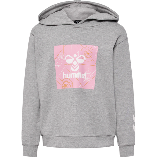 hmlJADA HOODIE, GREY MELANGE, packshot