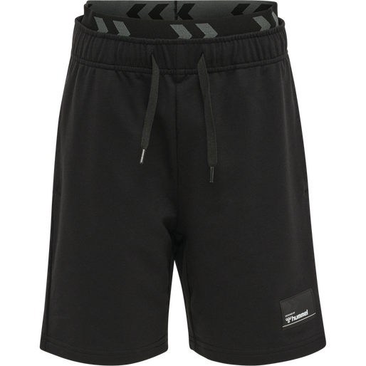 hmlEDWARD SHORTS, BLACK, packshot