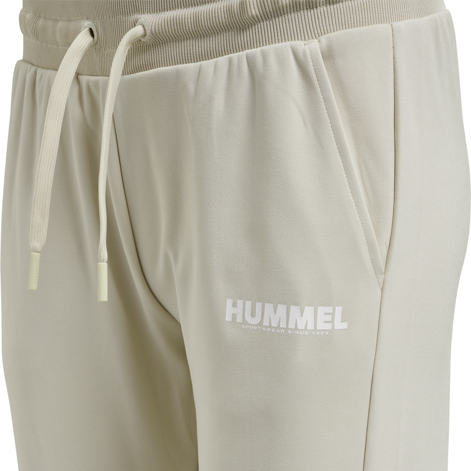 hmlLEGACY POLY WOMAN REGULAR PANTS, PUMICE STONE, packshot