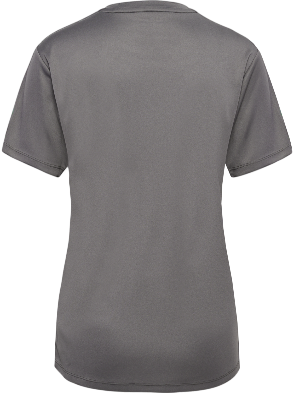 hmlESSENTIAL JERSEY S/S WOMAN, STEEL GRAY, packshot