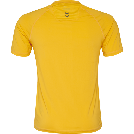 HML FIRST PERFORMANCE JERSEY S/S, SPORTS YELLOW HML FIRST PERFORMANCE JERSEY S/S, SPORTS YELLOW, packshot
