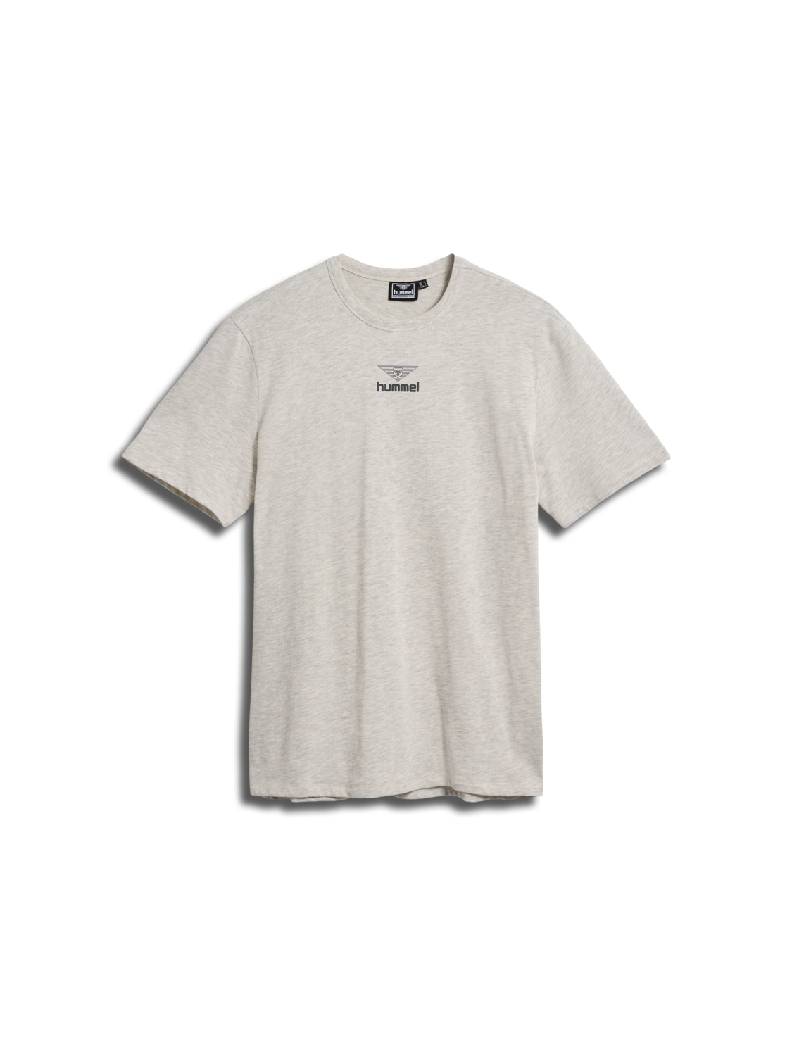 hmlHIVE LUCAS T-SHIRT, GREY MELANGE, packshot