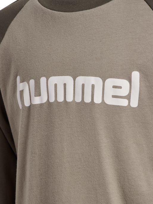hmlJR LOGO T-SHIRT L/S, DARK NIGHT hmlJR LOGO T-SHIRT L/S, DARK NIGHT, packshot